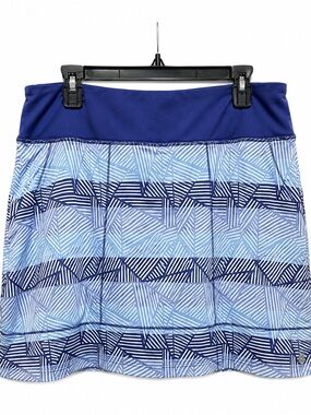 Title Nine Blue Geometric Pattern Athletic Skort Size XL